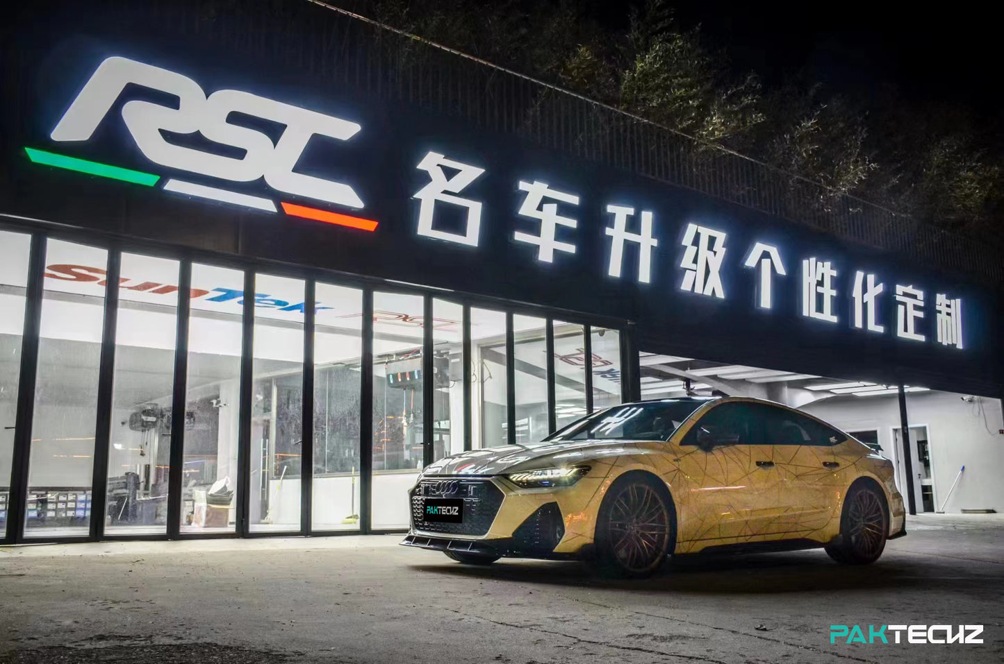 Dry Carbon Fiber Audi RS6/RS7 (C8) Side Skirts (Paktechz Design)