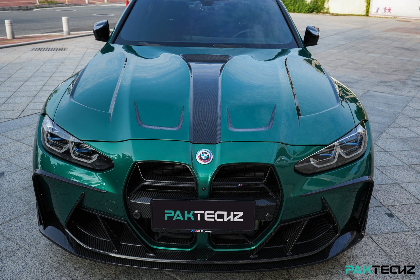 Dry Carbon Fiber BMW M3/M4 (G8X) Front Lip (Paktechz Design)