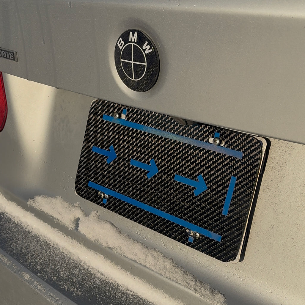 Custom Carbon Fiber License Plate