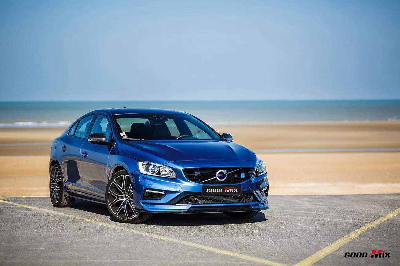 Dry Carbon Fiber Volvo V60/S60 Front Lip (Good Mix)