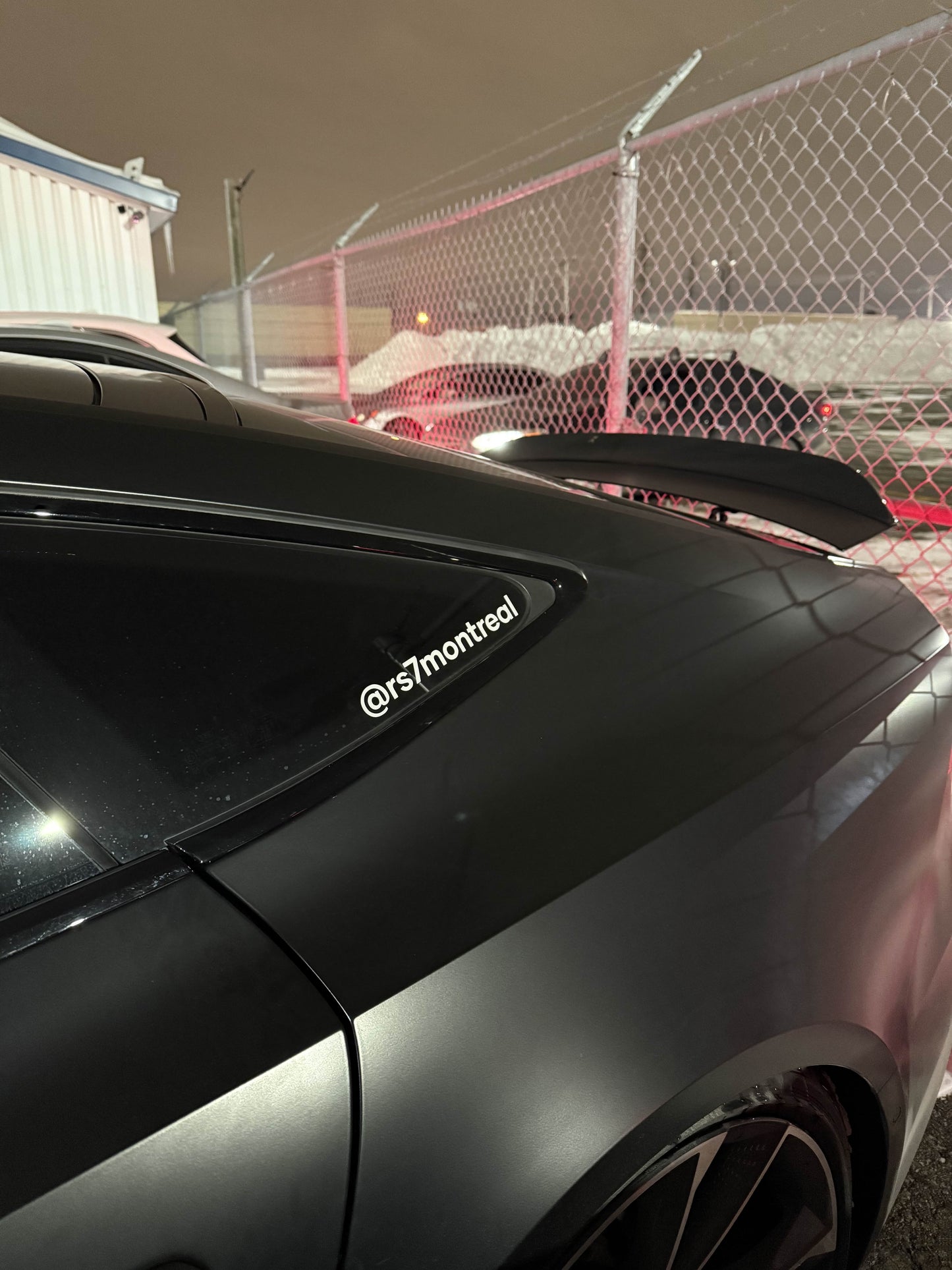 Social media handle vinyl sticker