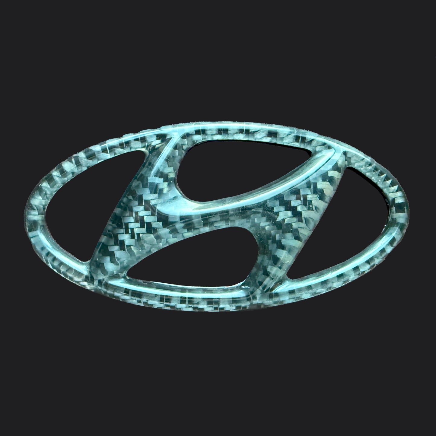 Carbon Fiber Hyundai Emblem
