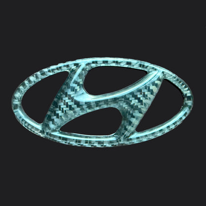 Carbon Fiber Hyundai Emblem