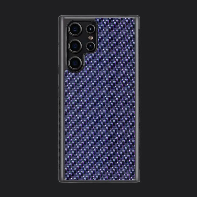 Samsung Carbon Fiber Case - Twill Weave Purple Reflections